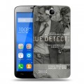 Дизайнерский пластиковый чехол для Huawei Honor 3C Lite Настоящий детектив