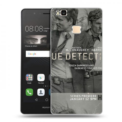 Дизайнерский пластиковый чехол для Huawei P9 Lite Настоящий детектив