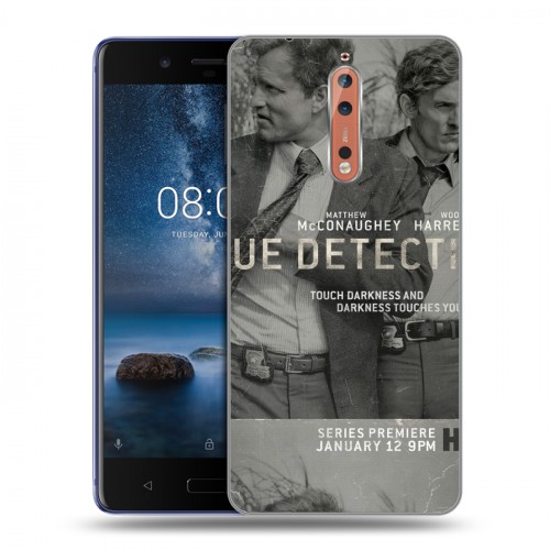 Дизайнерский пластиковый чехол для Nokia 8 Настоящий детектив