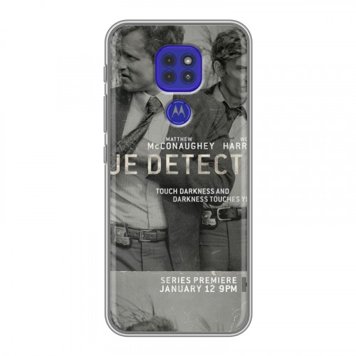 Дизайнерский силиконовый чехол для Motorola Moto G9 Play Настоящий детектив
