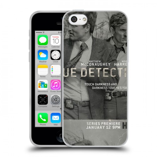 Дизайнерский пластиковый чехол для Iphone 5c Настоящий детектив