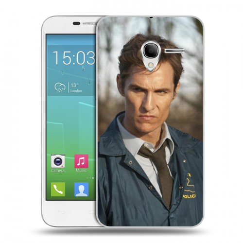 Дизайнерский силиконовый чехол для Alcatel One Touch POP 3 5 Настоящий детектив
