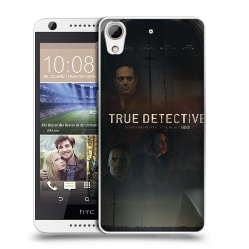 Дизайнерский силиконовый чехол для HTC Desire 626 Настоящий детектив