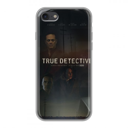 Дизайнерский силиконовый чехол для Iphone 7 Настоящий детектив