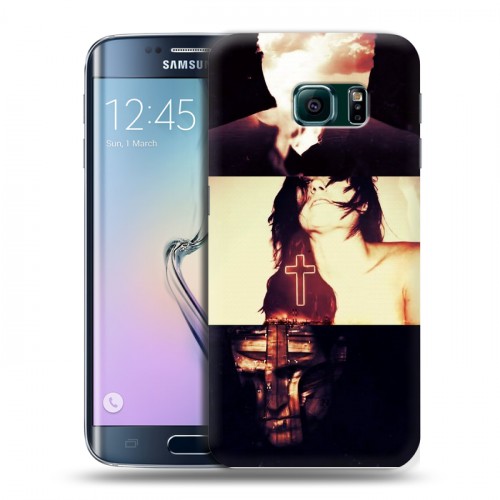 Дизайнерский пластиковый чехол для Samsung Galaxy S6 Edge Настоящий детектив