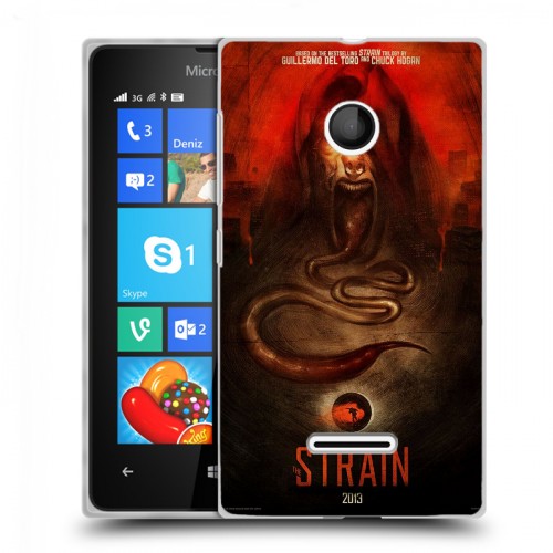 Дизайнерский пластиковый чехол для Microsoft Lumia 435 Штамм