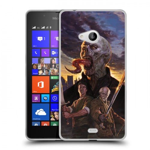 Дизайнерский пластиковый чехол для Microsoft Lumia 540 Штамм