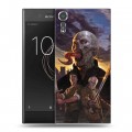 Дизайнерский пластиковый чехол для Sony Xperia XZs Штамм