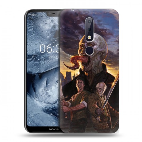 Дизайнерский пластиковый чехол для Nokia 6.1 Plus Штамм