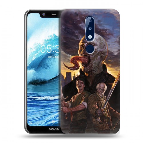 Дизайнерский силиконовый чехол для Nokia 5.1 Plus Штамм