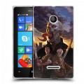 Дизайнерский пластиковый чехол для Microsoft Lumia 435 Штамм