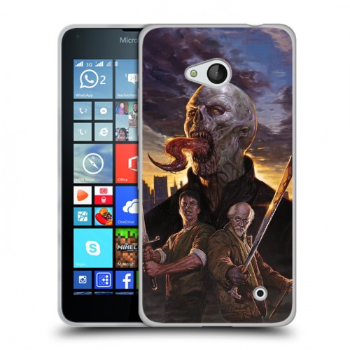 Дизайнерский пластиковый чехол для Microsoft Lumia 640 Штамм