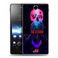 Дизайнерский пластиковый чехол для Sony Xperia TX Штамм