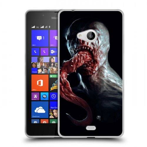 Дизайнерский пластиковый чехол для Microsoft Lumia 540 Штамм