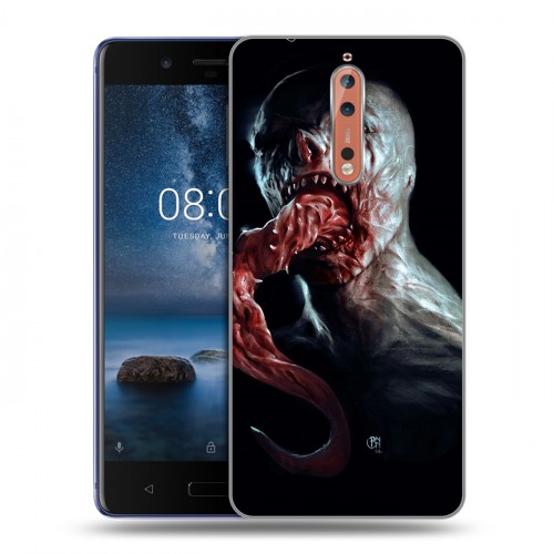 Дизайнерский пластиковый чехол для Nokia 8 Штамм