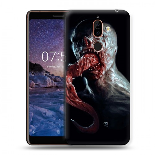 Дизайнерский пластиковый чехол для Nokia 7 Plus Штамм