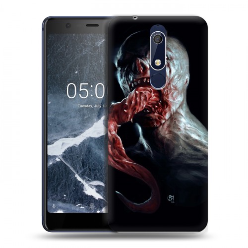 Дизайнерский пластиковый чехол для Nokia 5.1 Штамм