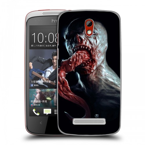 Дизайнерский пластиковый чехол для HTC Desire 500 Штамм