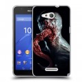 Дизайнерский пластиковый чехол для Sony Xperia E4g Штамм