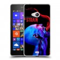 Дизайнерский пластиковый чехол для Microsoft Lumia 540 Штамм