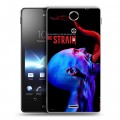 Дизайнерский пластиковый чехол для Sony Xperia TX Штамм