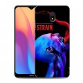 Дизайнерский силиконовый с усиленными углами чехол для Xiaomi RedMi 8A Штамм