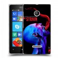 Дизайнерский пластиковый чехол для Microsoft Lumia 435 Штамм