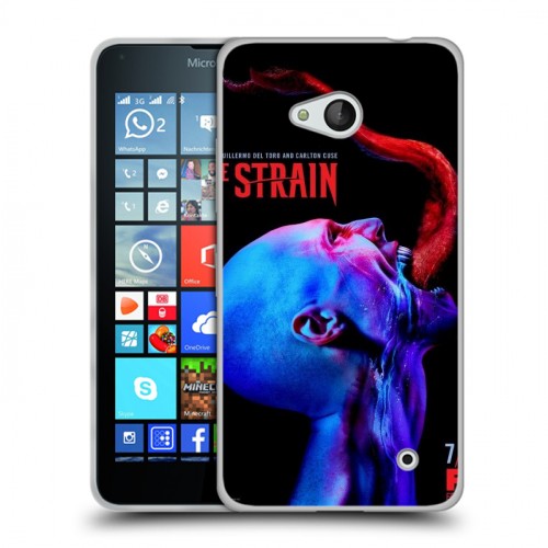 Дизайнерский пластиковый чехол для Microsoft Lumia 640 Штамм