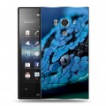 Дизайнерский пластиковый чехол для Sony Xperia acro S Змеи