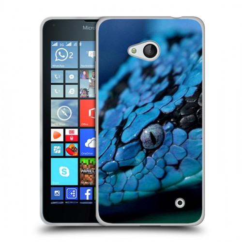 Дизайнерский пластиковый чехол для Microsoft Lumia 640 Змеи