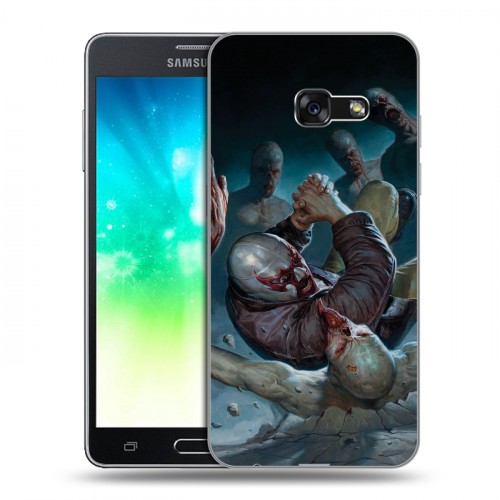 Дизайнерский силиконовый с усиленными углами чехол для Samsung Galaxy A3 (2017) Штамм