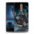 Дизайнерский пластиковый чехол для Nokia 8 Штамм