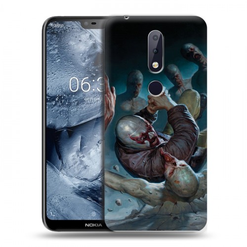 Дизайнерский силиконовый чехол для Nokia 6.1 Plus Штамм