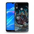 Дизайнерский пластиковый чехол для Huawei Y6 (2019) Штамм