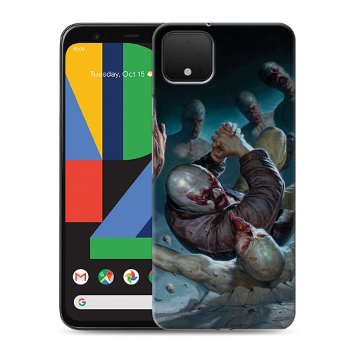 Дизайнерский пластиковый чехол для Google Pixel 4 Штамм