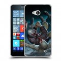 Дизайнерский пластиковый чехол для Microsoft Lumia 640 Штамм