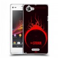 Дизайнерский пластиковый чехол для Sony Xperia L Штамм