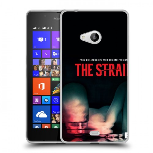 Дизайнерский пластиковый чехол для Microsoft Lumia 540 Штамм