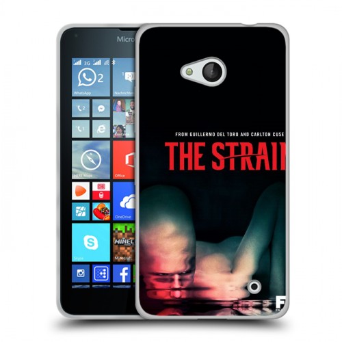 Дизайнерский пластиковый чехол для Microsoft Lumia 640 Штамм