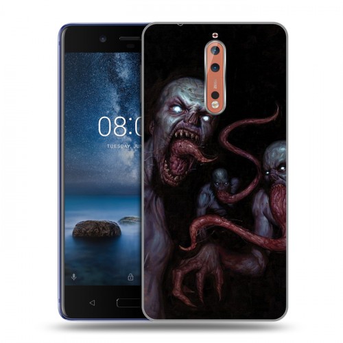 Дизайнерский пластиковый чехол для Nokia 8 Штамм