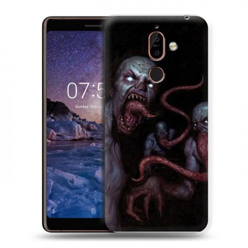 Дизайнерский пластиковый чехол для Nokia 7 Plus Штамм