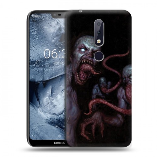 Дизайнерский пластиковый чехол для Nokia 6.1 Plus Штамм