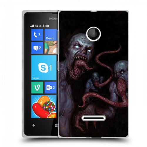 Дизайнерский пластиковый чехол для Microsoft Lumia 435 Штамм