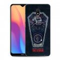 Дизайнерский силиконовый с усиленными углами чехол для Xiaomi RedMi 8A Штамм