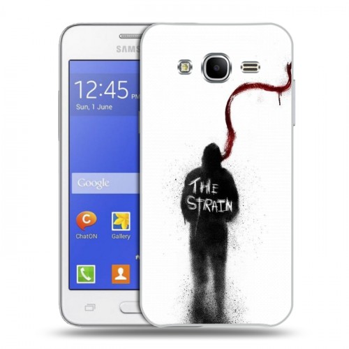 Дизайнерский пластиковый чехол для Samsung Galaxy J7 Штамм