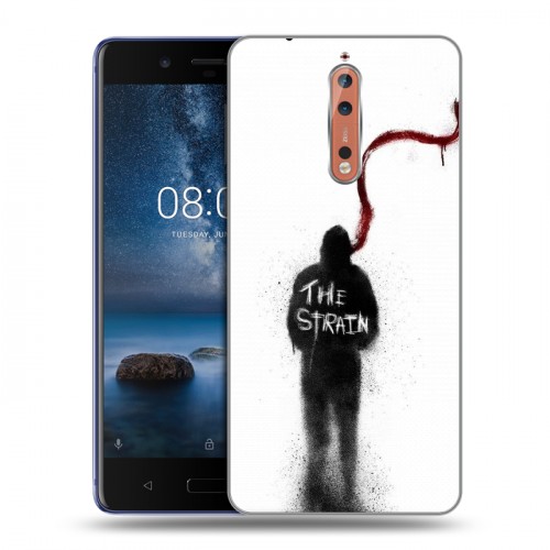 Дизайнерский пластиковый чехол для Nokia 8 Штамм