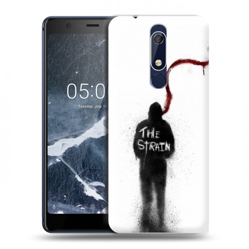 Дизайнерский пластиковый чехол для Nokia 5.1 Штамм