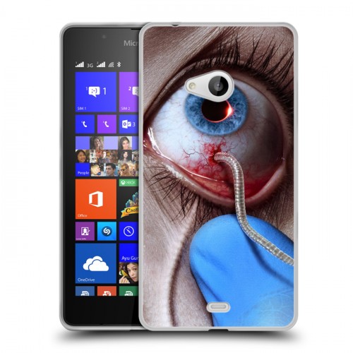 Дизайнерский пластиковый чехол для Microsoft Lumia 540 Штамм