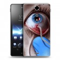 Дизайнерский пластиковый чехол для Sony Xperia TX Штамм