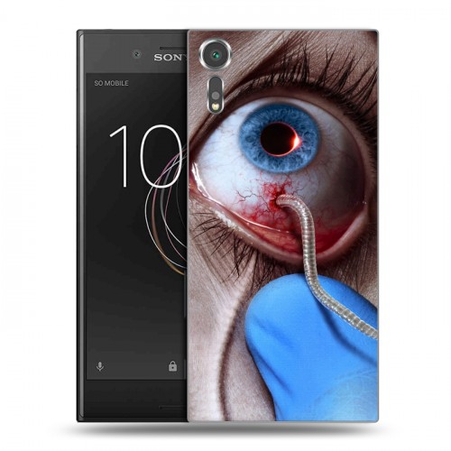 Дизайнерский пластиковый чехол для Sony Xperia XZs Штамм